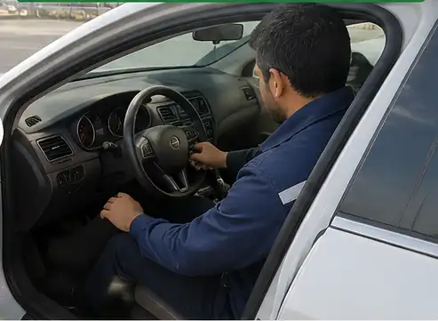 قبل از امداد: بارگیری و مهار چرخ  شاسی‌بلند لوکس در  مراغه